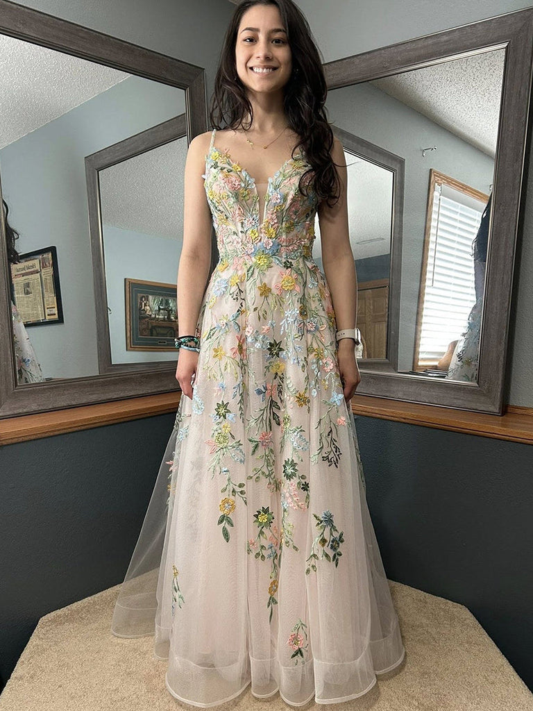whimsical prom dress Pastel Blush Floral Embroidered Tulle Long – Anna PromDress YGroup_11707 Self-Portrait - White Taffeta supportive structure Stretch Set:Bathrobe + Slippers + 2 Sized Towels