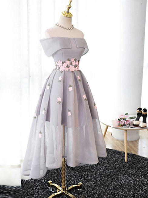 2017 Homecoming Dress Tulle Off-the-shoulder Short Prom Dress Party Dress JK078