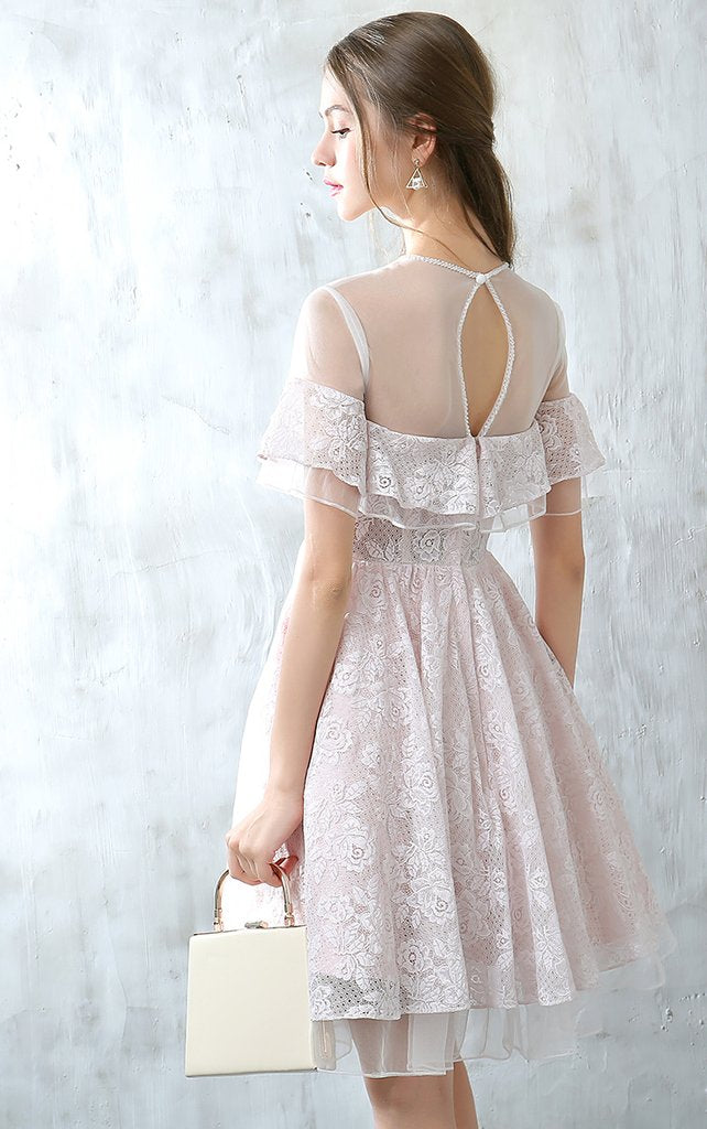 Lace Homecoming Dresses Aline Beautiful Short Prom Dress Party Dress  JK593|Annapromdress – Anna PromDress
