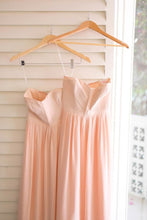 Cheap Bridesmaid Dresses Sweetheart Pearl Pink A-line Floor-length Bridesmaid Dresses JKB047