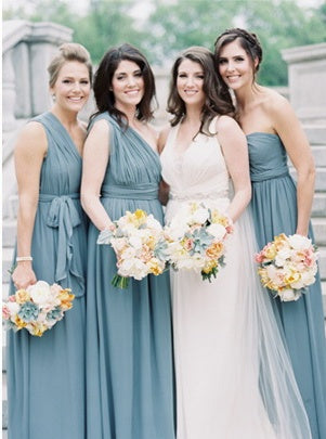 Chic Bridesmaid Dresses One for All Dress A-line Tulle Simple Bridesmaid Dresses JKB071|Annapromdress