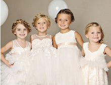 2017 Flower Girl Dresses Sashes/Ribbons Belt Lace Tulle JKF037