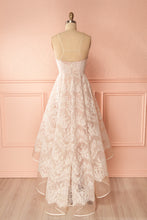 Sexy High-Low Prom Dress Spaghetti Straps Lace Prom Dress/Evening Dress JKL109