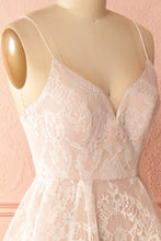 Sexy High-Low Prom Dress Spaghetti Straps Lace Prom Dress/Evening Dress JKL109