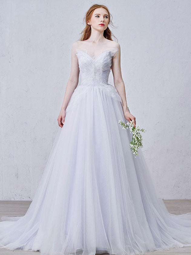 Beautiful Fairy Prom Dresses Sweetheart Sweep/Brush Train Prom Dress/Evening Dress JKL110