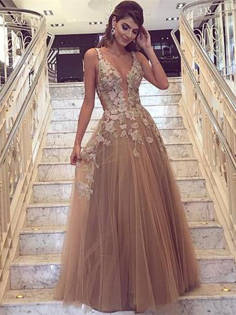 Beautiful Prom Dresses Floor-length Straps Long Prom Dress Aline Evening Dress JKL1160|Annapromdress