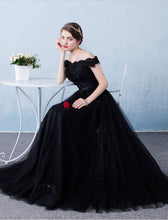 Beautiful Prom Dresses A-line Off-the-shoulder Long Lace Prom Dress/Evening Dress JKL122