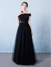 Beautiful Prom Dresses A-line Off-the-shoulder Long Lace Prom Dress/Evening Dress JKL122