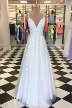 Beautiful Prom Dresses A-line Floor-length V-neck Long Burgundy Prom Dress JKL1232|Annapromdress