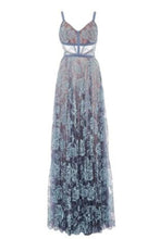 Chic Prom Dresses Spaghetti Straps Floor-length Lace Sexy Prom Dress/Evening Dress JKL188