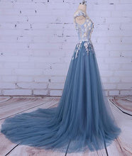 Beautiful Prom Dresses Scoop A-line Sweep/Brush Train Long Prom Dress/Evening Dress JKL214
