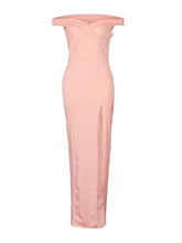 Long Prom Dress Sheath/Column Floor-length Pink Black Prom Dress/Evening Dress JKL228