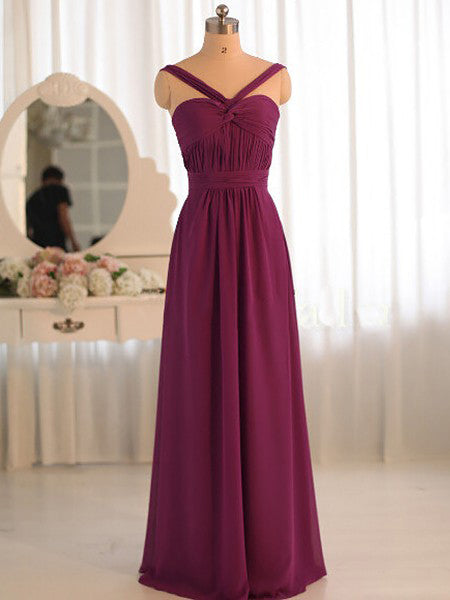 Cheap Prom Dresses Straps A-line Floor-length Sexy Prom Dress/Evening Dress JKL316