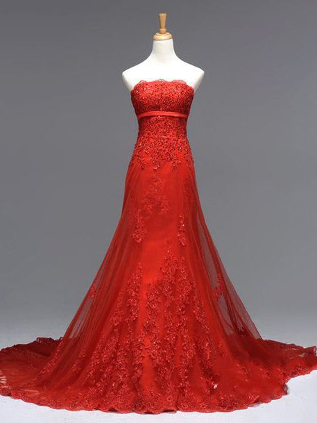 Chic Prom Dresses Sheath/Column Sweep/Brush Train Sexy Long Prom Dress/Evening Dress JKL427