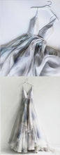 Beautiful Prom Dresses Spaghetti Straps Sexy Short Train Long Prom Dress JKL776