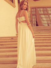 Simple Prom Dresses A Line Spaghetti Straps Embroidery Long Prom Dress JKL856|Annapromdress