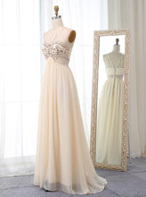 Simple Prom Dresses A Line Spaghetti Straps Embroidery Long Prom Dress JKL856|Annapromdress