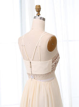 Simple Prom Dresses A Line Spaghetti Straps Embroidery Long Prom Dress JKL856|Annapromdress