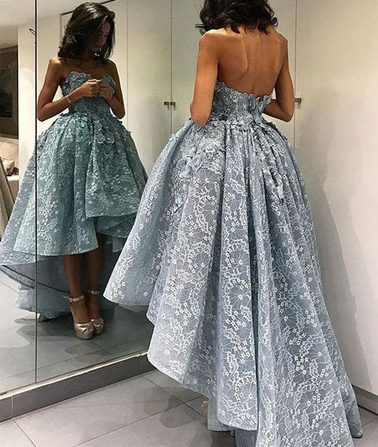 Homecoming Dress Ball Gown Lace Short Prom Dress Party Dress JKS006