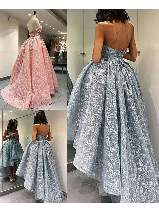 Homecoming Dress Ball Gown Lace Short Prom Dress Party Dress JKS006