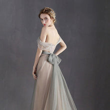 Fairy Prom Dresses A-line Floor-length Bowknot Sexy Prom Dress/Evening Dress JKS181