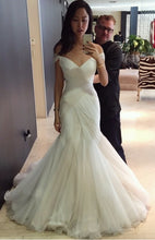 Sexy Wedding Dresses Trumpet/Mermaid Sweep/Brush Train Bridal Gown JKS247