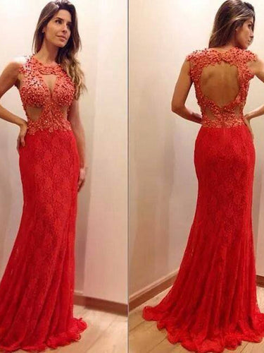 sparkly prom dresses Sheath Column Scoop Floor-length Tulle Prom Dress Evening Dress MK067