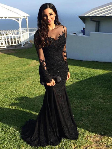 Sheath/Column Scoop Floor-length Chiffon Prom Dress/Evening Dress #MK0758