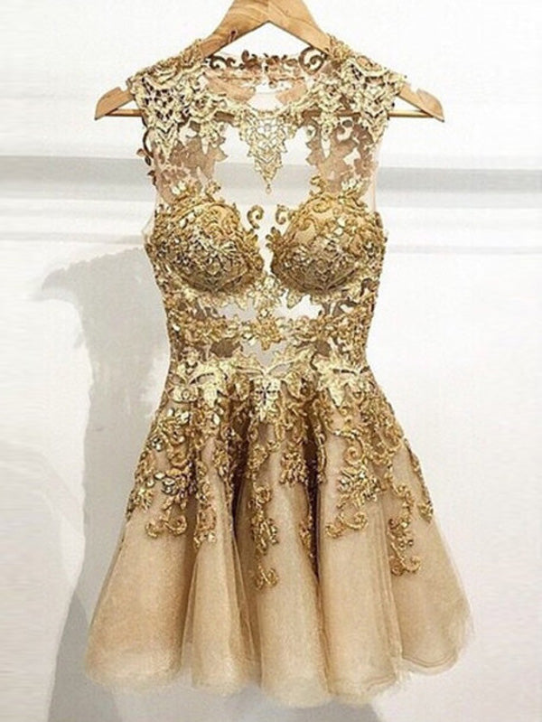 Sexy Lace Homecoming Dress, Short Prom Dress