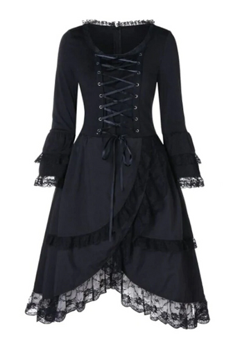 Women's Halloween Costume Evening Party Witch Gothic Cosplay Fancy GJS668