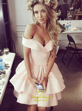 Tiered Homecoming Dress With Ruffles SYH78