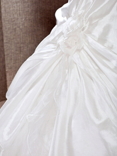 Princess A-Line Wedding Dresses One Shoulder Cathedral Train Taffeta Sleeveless
