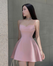 Lovely Pink Spaghetti Straps A-line Homecoming Dress Pink Cocktail Dress Y2448