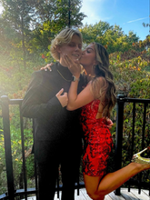Red Sequins Homecoming Dress Red Party Dress Y2243