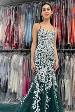 Lorelei |Mermaid Spaghetti Straps Lace Tulle Prom Dress