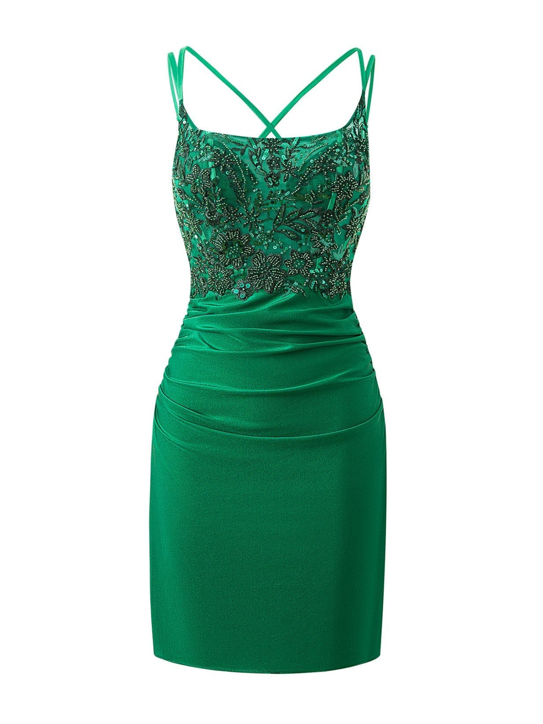 Royal Blue Sheath Short Spaghetti Strap Jersey Homecoming Dress