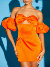 Sexy Orange Bodycon Dress Orange Homecoming Dress Y2993