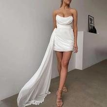 White Homecoming Dress White Wedding Guest Dress Y2958
