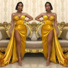 Romantic Sweetheart Strapless Burgundy Gown with Stunning Side Split