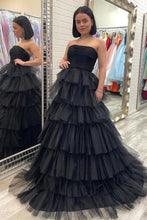 Strapless Pleated Multi-Layers Tulle Prom Dress SYP148