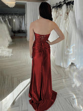Beaded Sweetheart Mermaid Long Prom Dress With Slit