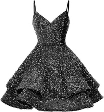 Sequin Homecoming Dresses for Teens Sparkly Short Prom Dresses SYH87
