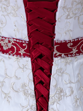 A-Line Wedding Dresses Halter Neck Chapel Train Satin Regular Straps with Sashes  Ribbons Beading Embroidery