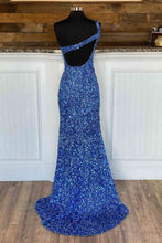 One Strap Prom Dress with Slit SYP115