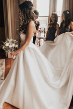 Fabulous Ivory Satin Ball Gown Sweetheart Wedding Dresses, Bridal Gown, MW626