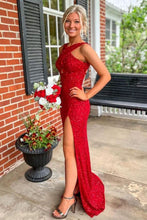 Fitted Criss Coss Neck Orange Prom Dress with Slit SYP88