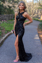 Fitted Criss Coss Neck Orange Prom Dress with Slit SYP88