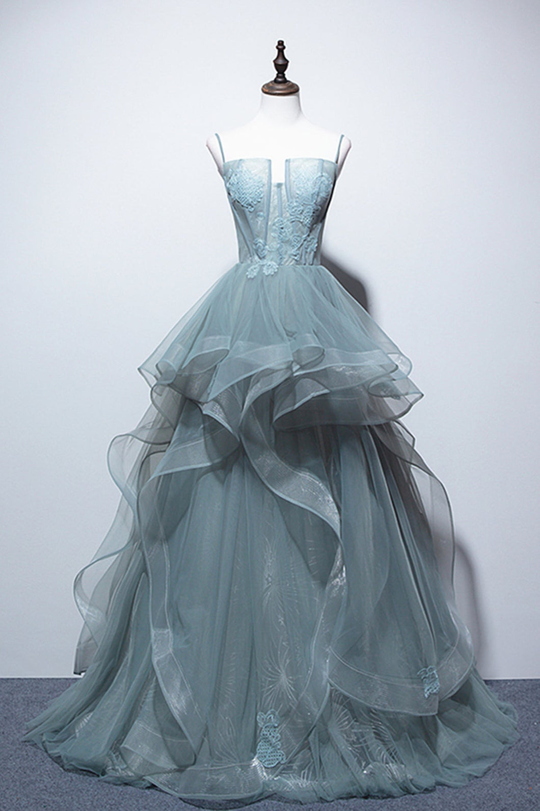 Green Lace Long Prom Dresses Green Lace Long Formal Evening Dresses