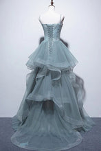 Green Lace Long Prom Dresses Green Lace Long Formal Evening Dresses