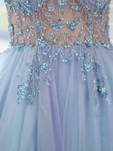 Boutique Evening Dresses Luxury Beaded Prom Dress Luxury Evening Party Dresses Spaghetti Strap Dressblee